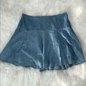 🛍2/$10. Hollister lightweight jean skirt